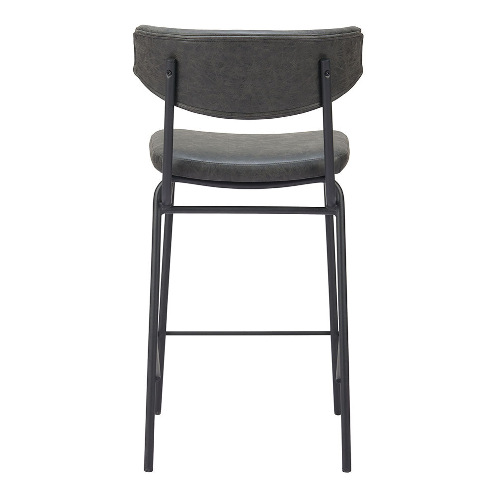 CHARON COUNTER STOOL VINTAGE BLACK