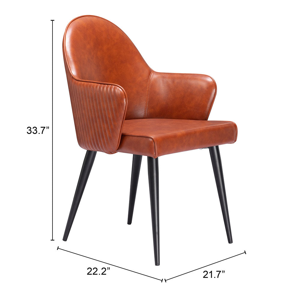 SILLOTH DINING CHAIR BROWN