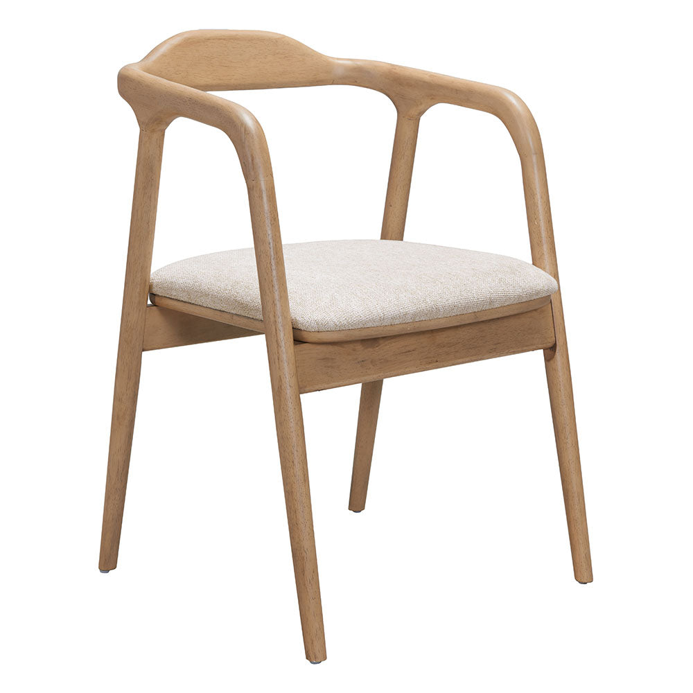 HOSOI DINING CHAIR BEIGE