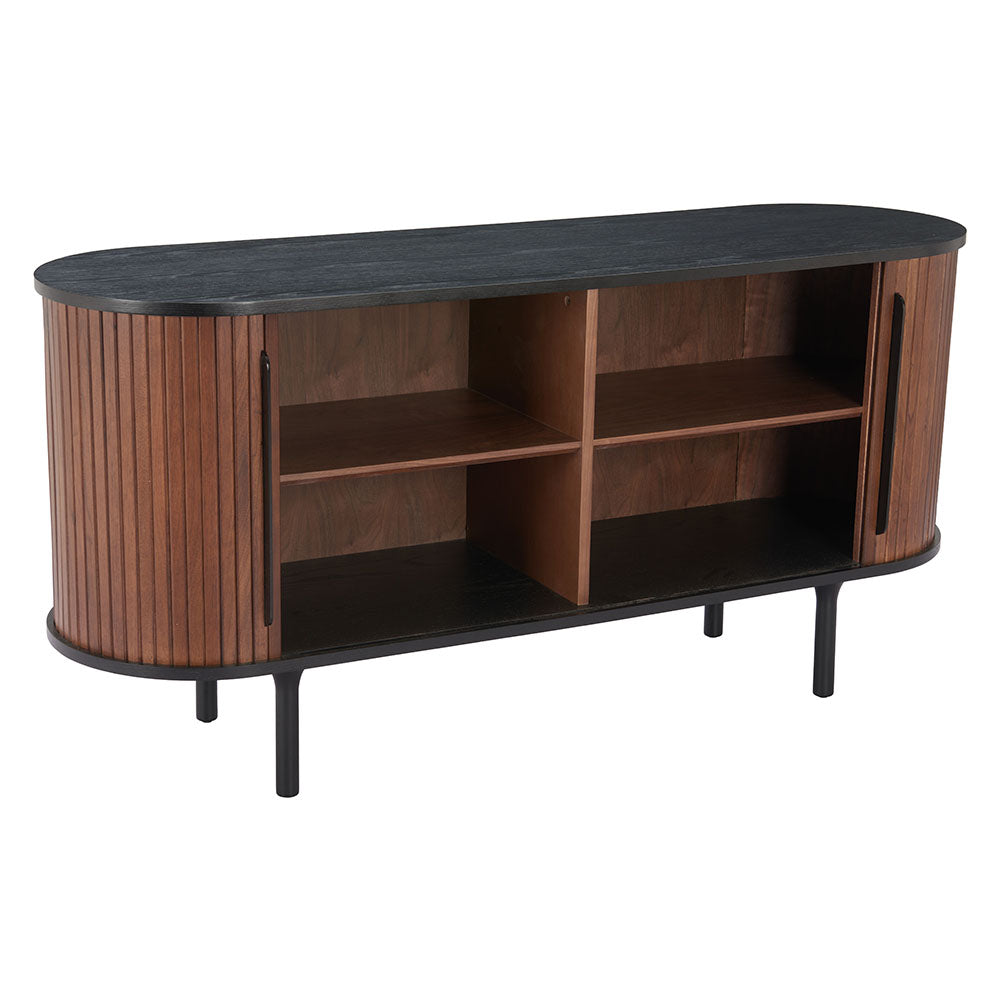 KORIANA SIDEBOARD BLACK & WALNUT