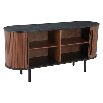 KORIANA SIDEBOARD BLACK & WALNUT