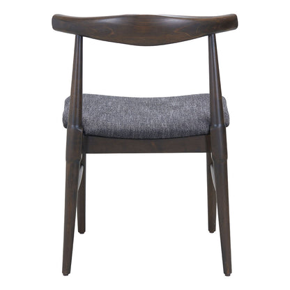 Tuzka Dining Chair Gray & Espresso