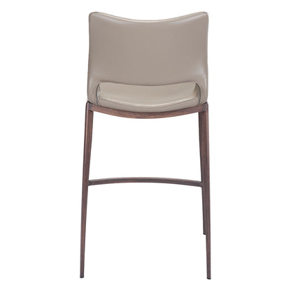 ACE COUNTER STOOL BROWN & WALNUT