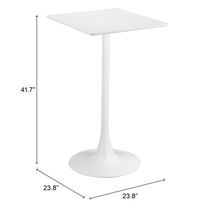 VALLETA BAR TABLE WHITE