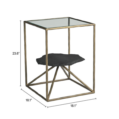 RANOL SIDE TABLE BRASS
