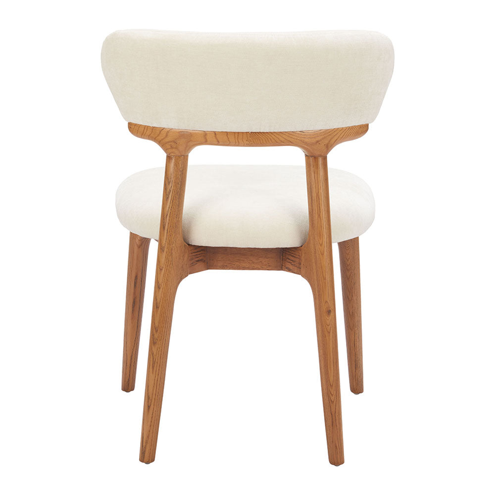 Cedar Dining Chair White & Walnut