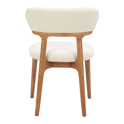 Cedar Dining Chair White & Walnut