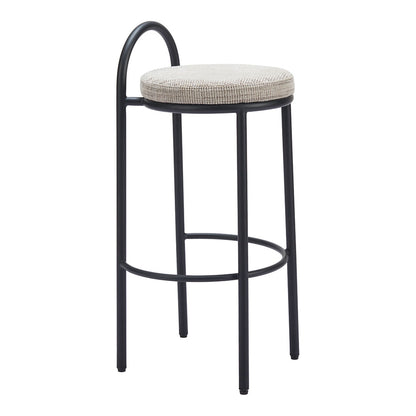 SISAL BARSTOOL BEIGE TWEED