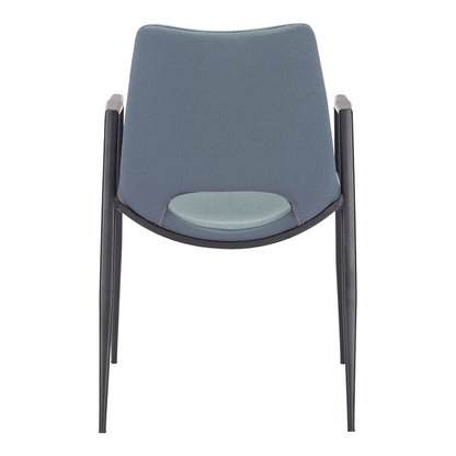 DESI DINING CHAIR AZURE & GRAY