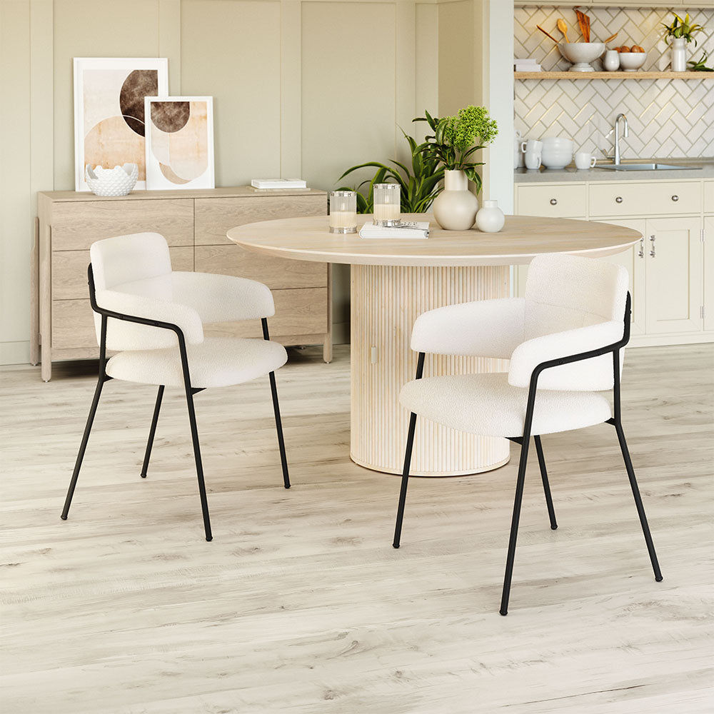MARCEL DINING CHAIR CREAM