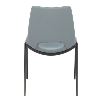 DESI ARMLESS DINING CHAIR AZURE GRAY