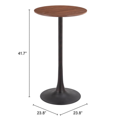 AURAY BAR TABLE BROWN