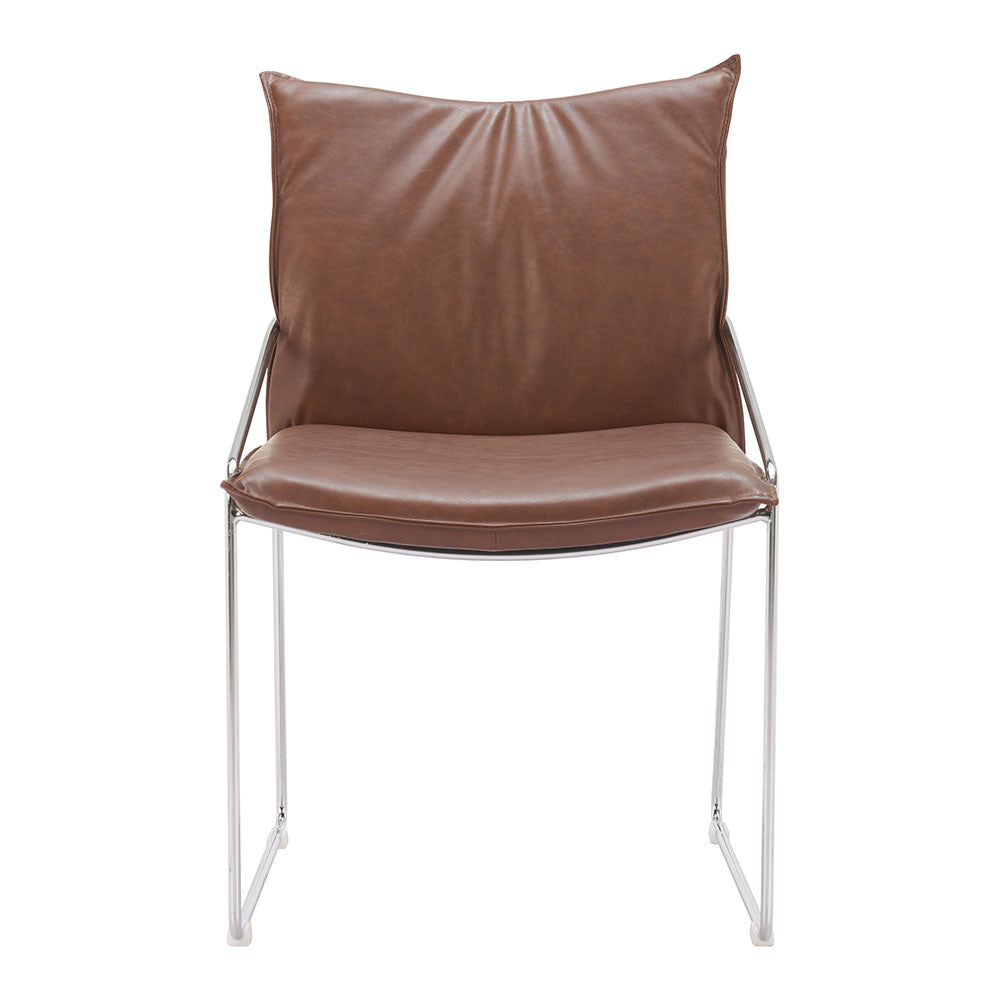 POLA DINING CHAIR BROWN