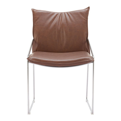 POLA DINING CHAIR BROWN