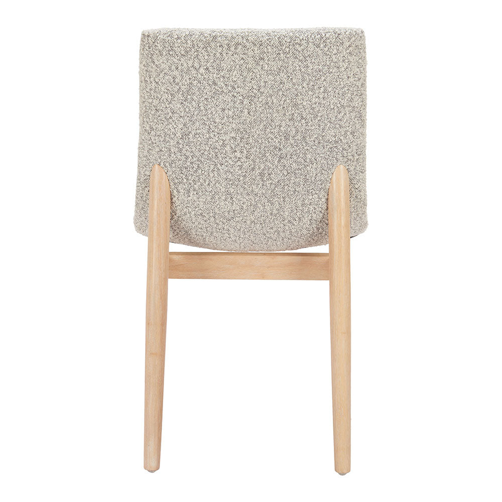 RAHA DINING CHAIR GRAY & WHITEWASHED