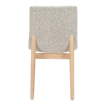RAHA DINING CHAIR GRAY & WHITEWASHED