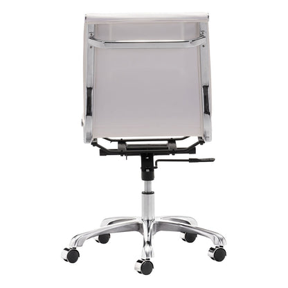 LIDER PLUS ARMLESS OFFICE CHAIR WHITE