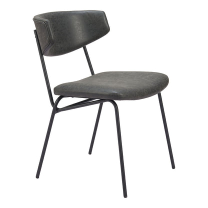 CHARON DINING CHAIR VINTAGE BLACK