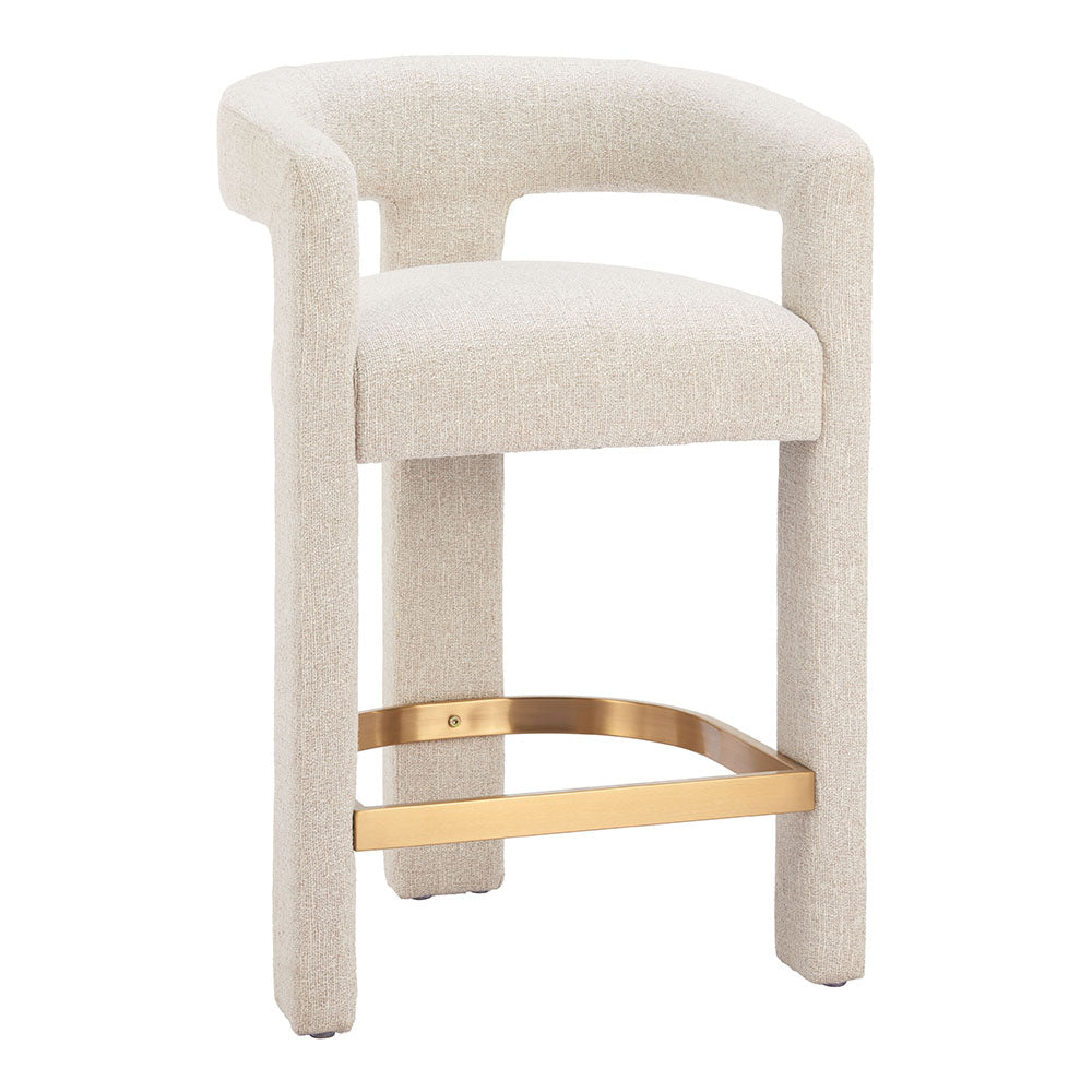 SAIKO COUNTER STOOL BEIGE