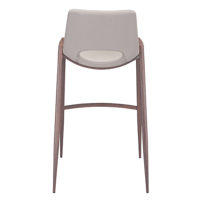 DESI BARSTOOL BEIGE & WALNUT