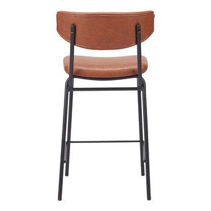 CHARON COUNTER STOOL VINTAGE BROWN