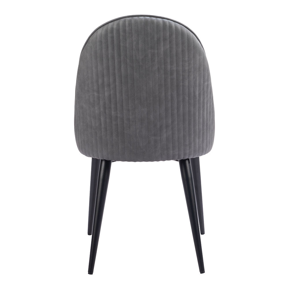 SILLOTH ARMLESS DINING CHAIR GRAY