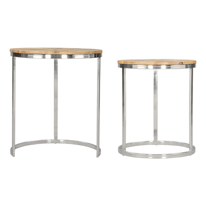 BARI NESTING TABLE SET NATURAL