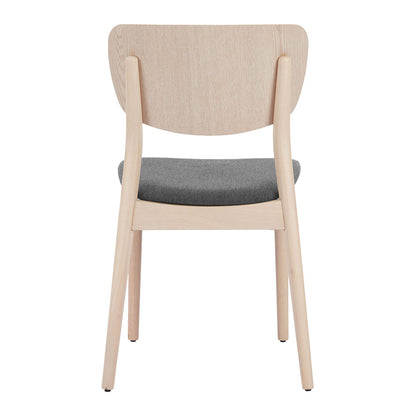 KELLUA DINING CHAIR NATURAL & GRAY