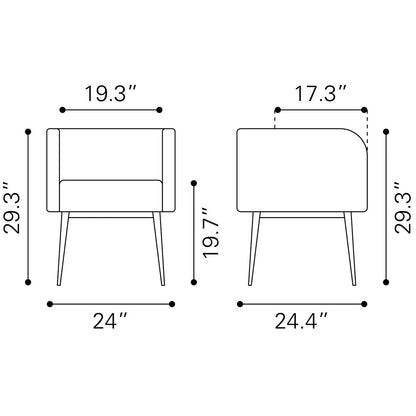 HORBAT DINING CHAIR BLACK