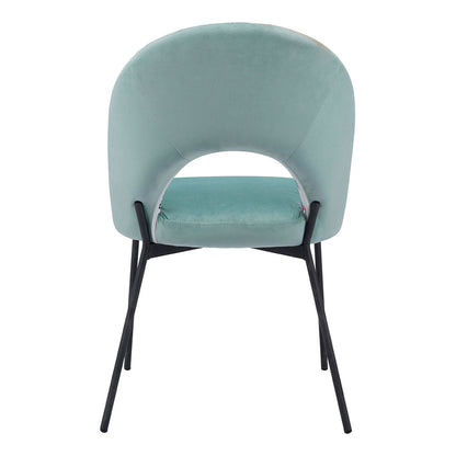 BETHPAGE DINING CHAIR MULTICOLOR PRINT & GREEN