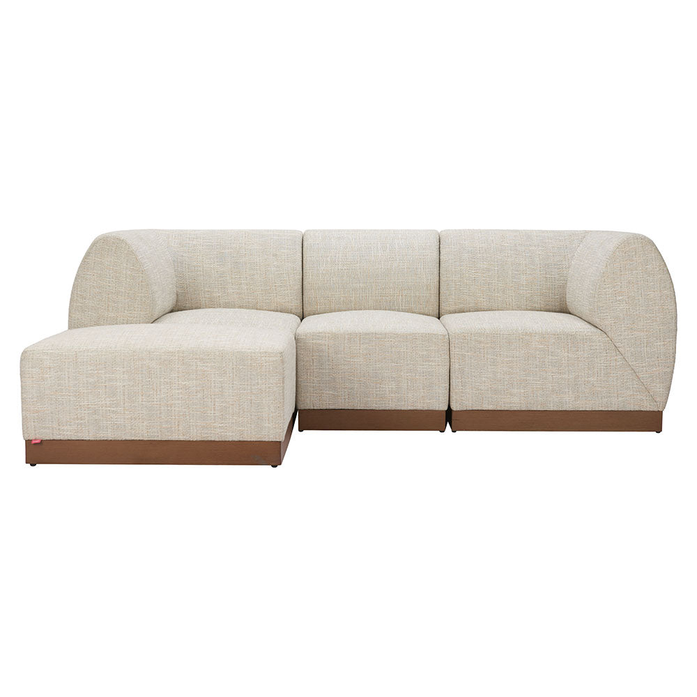 CHRISTY ARMLESS CHAIR BEIGE