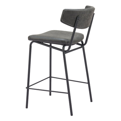 CHARON COUNTER STOOL VINTAGE BLACK