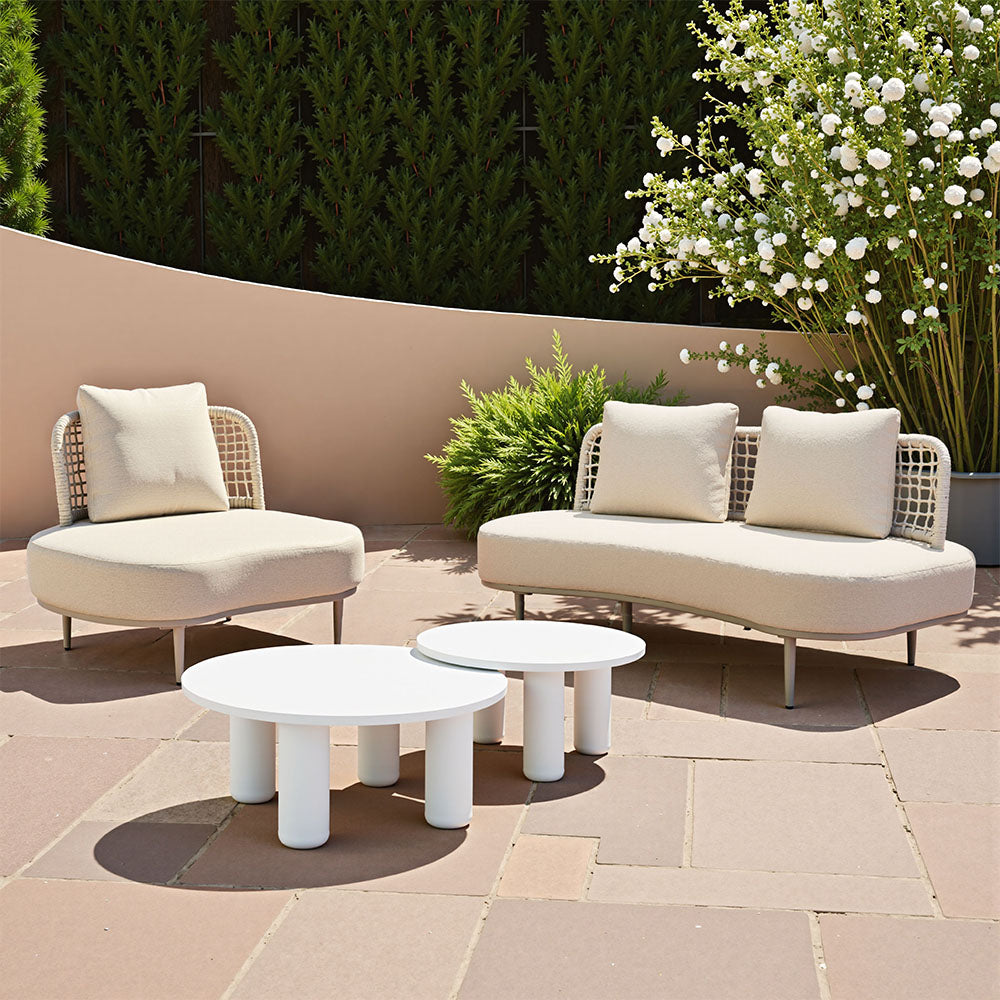 OLA COFFEE TABLE SET WHITE