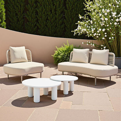 OLA COFFEE TABLE SET WHITE
