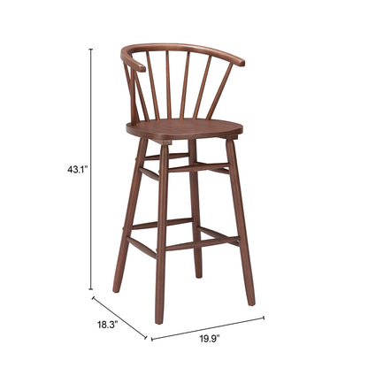 STENGER BARSTOOL WALNUT