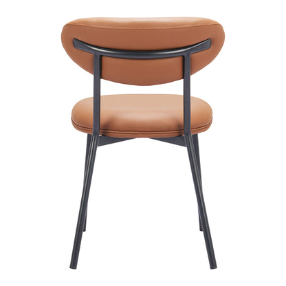 RORUN DINING CHAIR BROWN