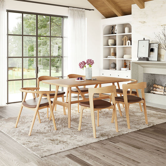 ROVINA DINING TABLE NATURAL