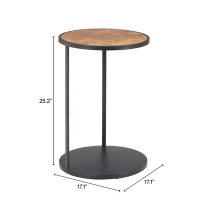NODO SIDE TABLE BROWN & BLACK