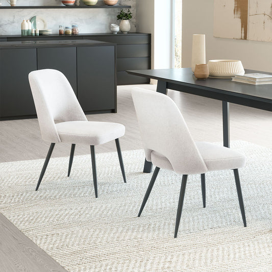 TEDDY DINING CHAIR IVORY