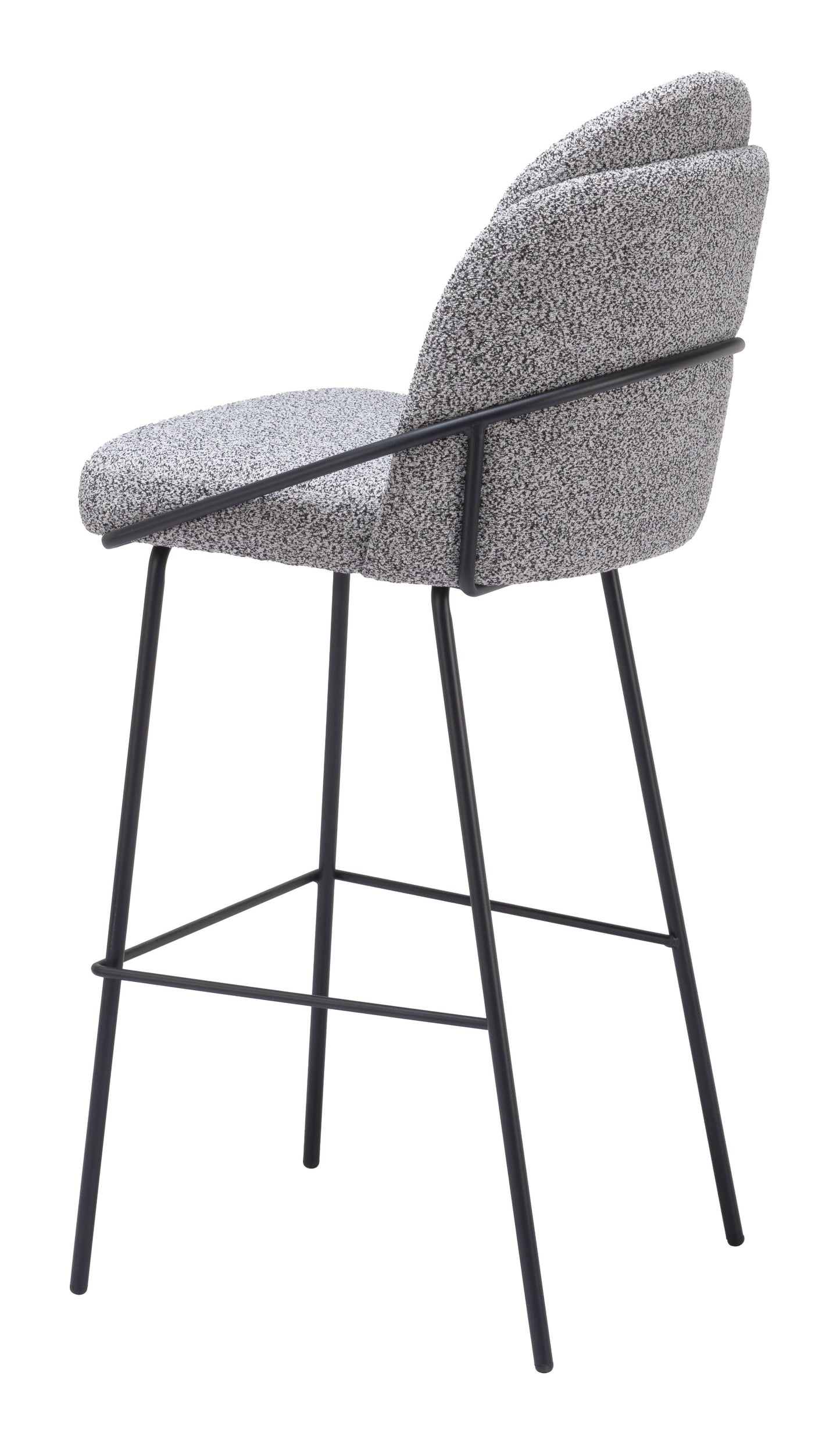 JAMBI BARSTOOL BLACK & WHITE