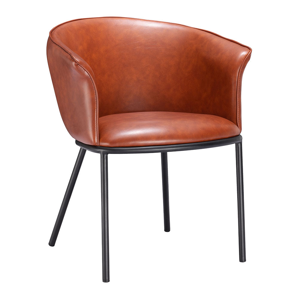 GARSTON DINING CHAIR BROWN