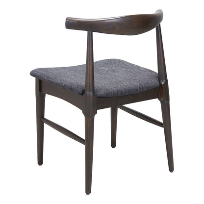 Tuzka Dining Chair Gray & Espresso
