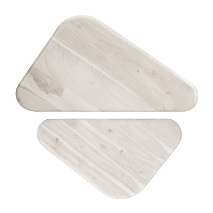 NAVIDIC COFFEE TABLE SET WHITEWASHED