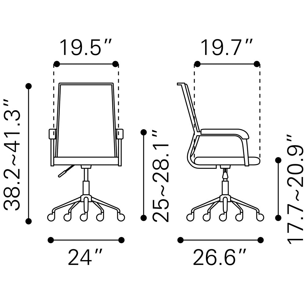 LIDERATO OFFICE CHAIR BLACK