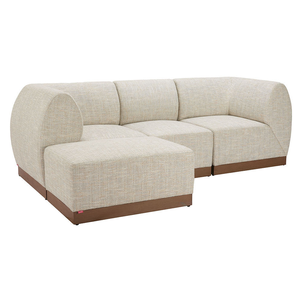 CHRISTY CORNER CHAIR BEIGE