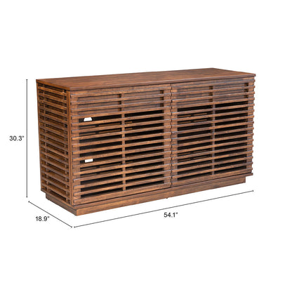 LINEA CREDENZA WALNUT