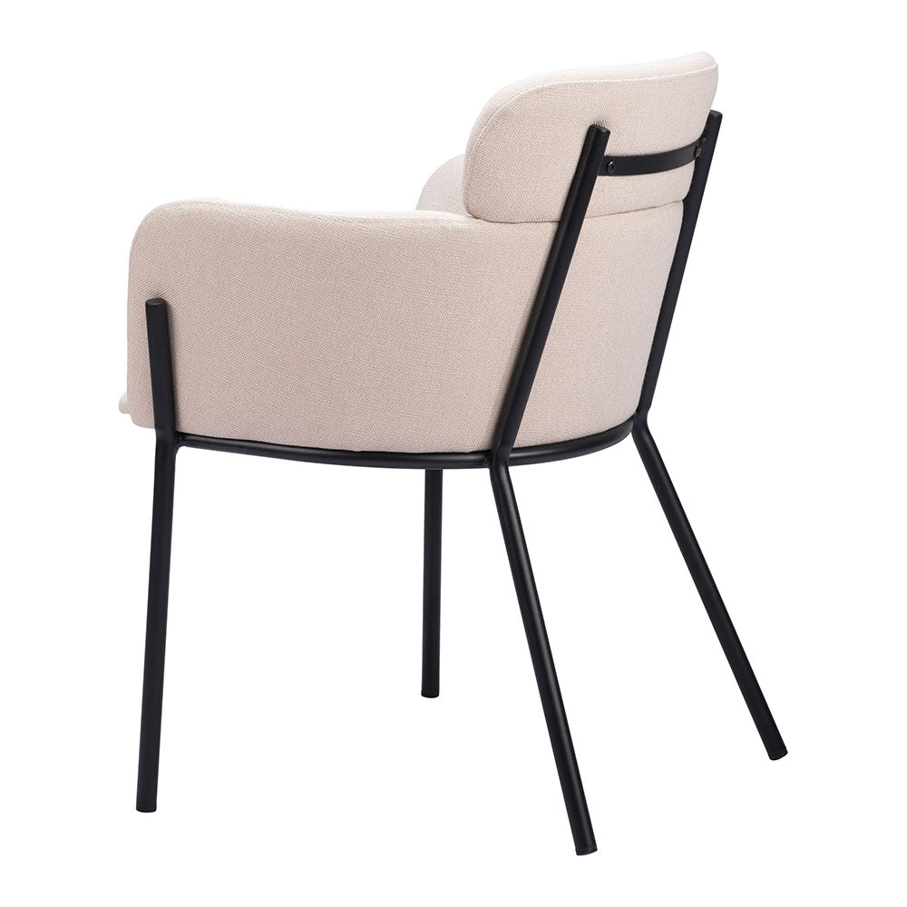 BREMOR DINING CHAIR BEIGE