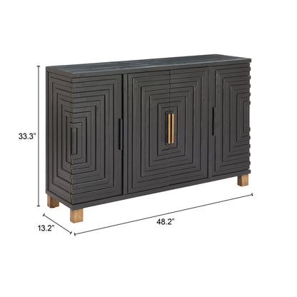 TRAZO CABINET BLACK