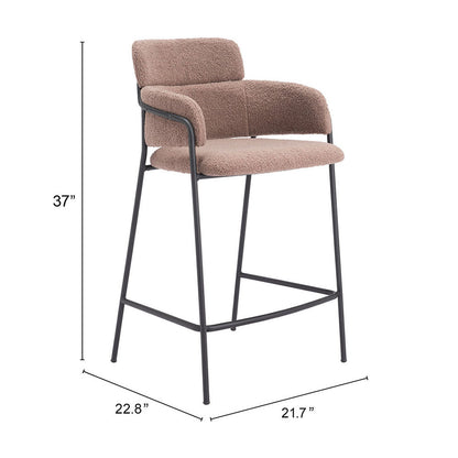MARCEL COUNTER STOOL BROWN