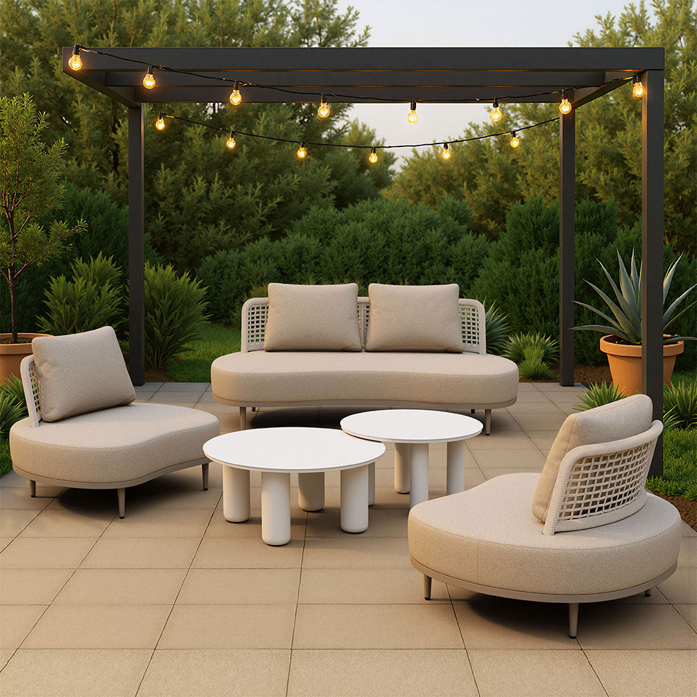 OLA COFFEE TABLE SET WHITE